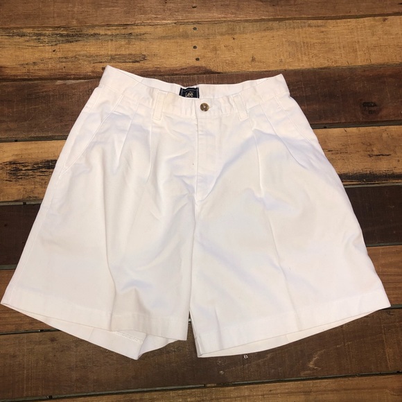 Lee Pants - Lee White High Waisted Vintage Shorts
